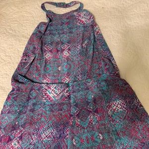 Forever 21 backless halter romper